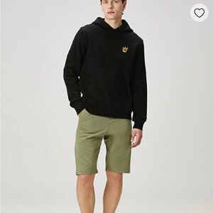 Zadig & Voltaire Sanchi Hoodie Black Gold Logo Men M